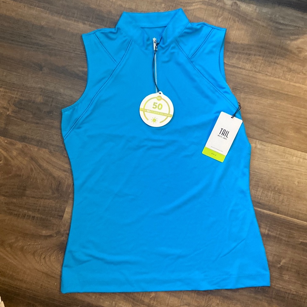 TAIL sleeveless golf shirt